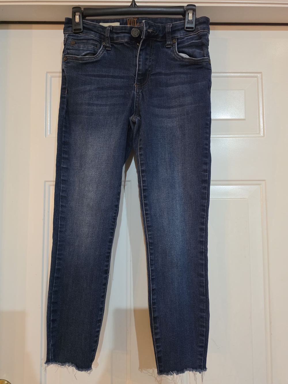 Kut from the Kloth Dark Blue Cropped Skinny Jeans